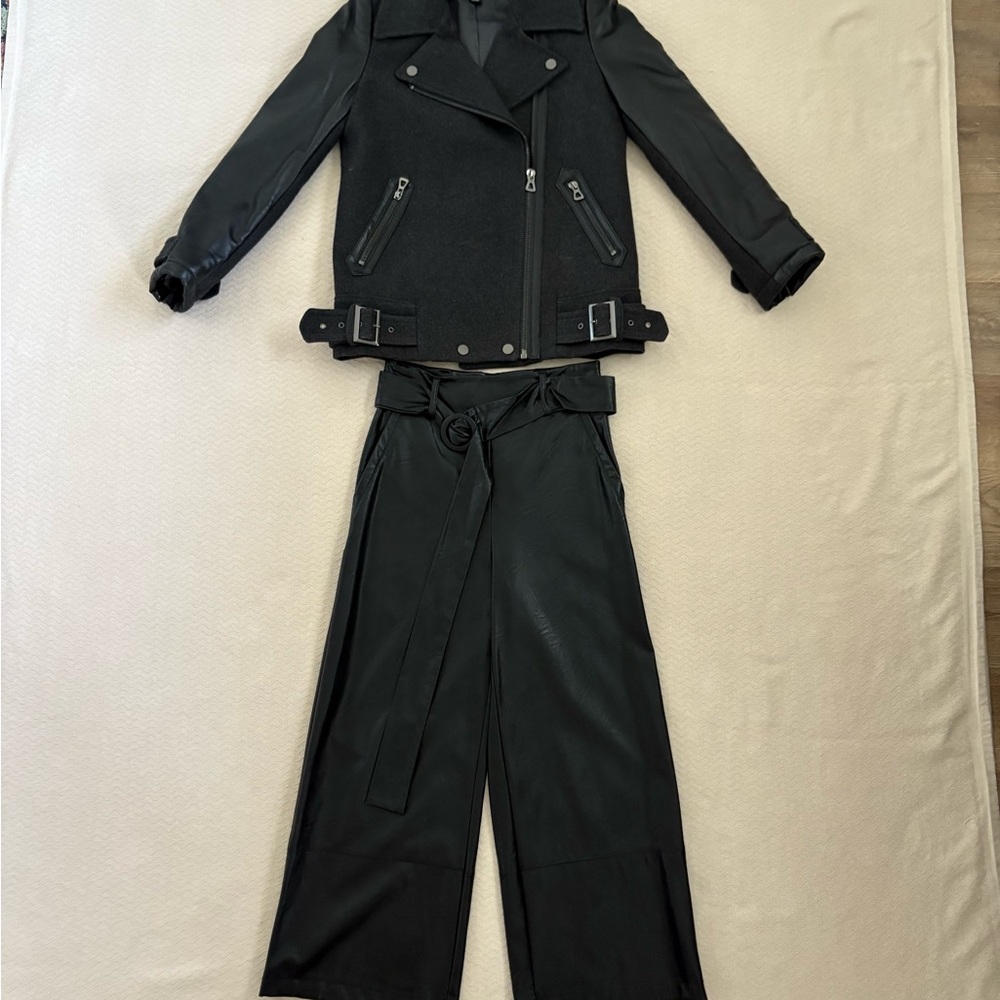 Women's Black Leather Jacket